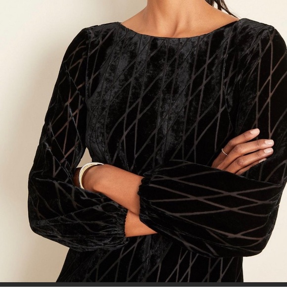 Ann Taylor Velvet Shift Dress Sz.6 - Picture 2 of 3